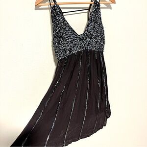 Free People Sequin Mini Dress